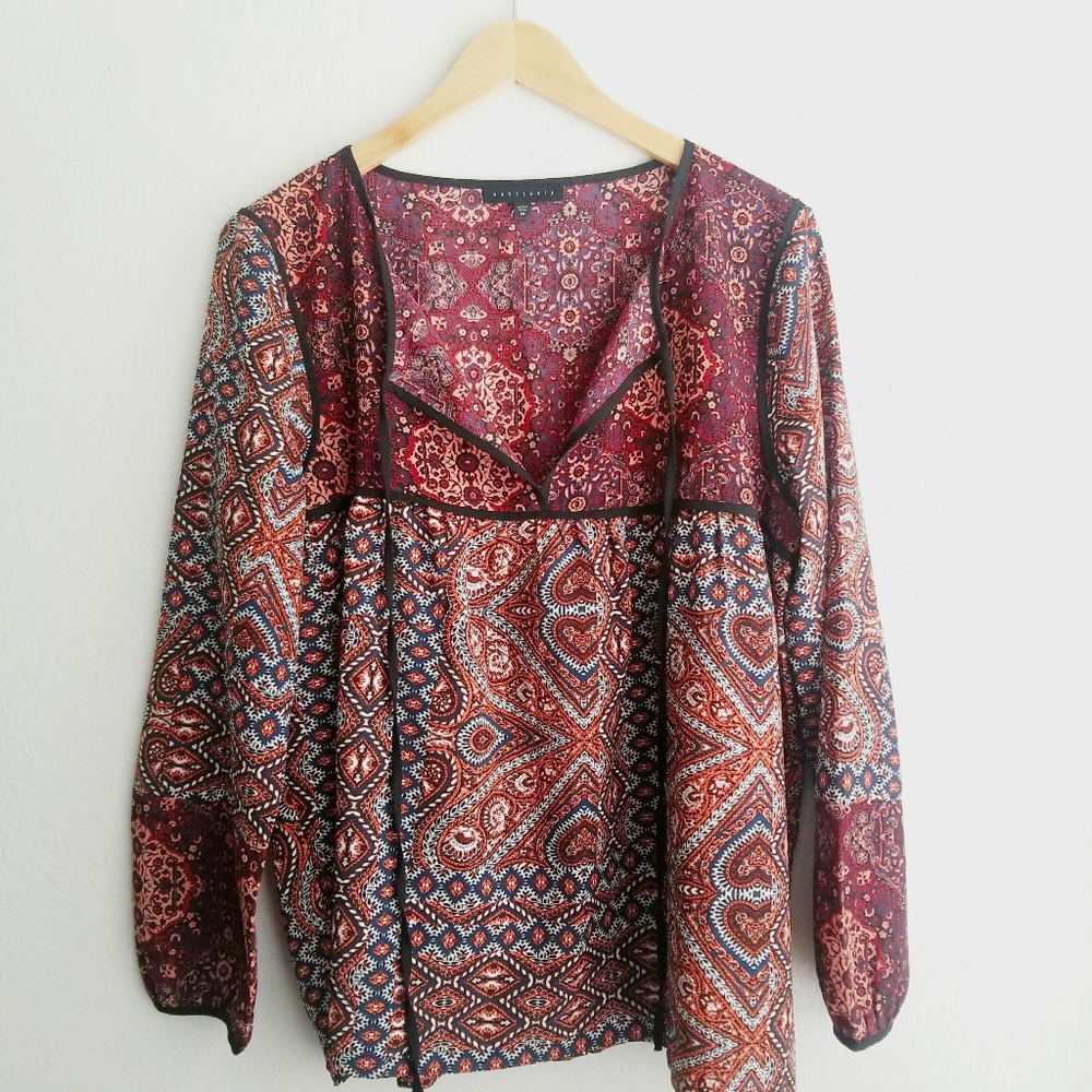 Sanctuary | Patchwork Peasant Top